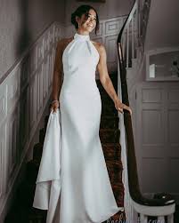Unlike princess diana and kate middleton who wore white gowns designed by british fashion designers, david emmanuel and sarah burton for alexander mcqueen respectively, given markle's american. Meghan Markle Reception Dress Back View Off 71 Buy
