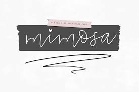 Creativemarket.com/cruzine creativemarket.com/deeezy creativemarket.com/miim #font #fonts #шрифт #шрифты #latin. Mimosa Handwritten Script Font 129380 Script Font Bundles