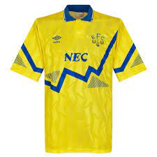 Es war großartig, gegen ihn und deutschland zu spielen. Umbro Everton 1990 1992 Away Trikot Gebrauchter Zustand Good Gr L