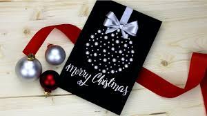 This cute santa claus card is really easy to make. Fancy Diy Christmas Card Super Easy And Pretty Tutorial Youtube