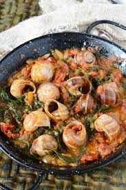 Greek Snails With Tomato And Spinach Larder Love Recipe In 2020 Snails Recipe Escargot Recipe Recipes