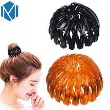 Mmism Ponytail Hair Bun Holder Hair Ornaments Adjustable Bud Barrettes Hair Clip Hairpin Fo Hair Accessories For Women Flower Hair Accessories Hair Accessories