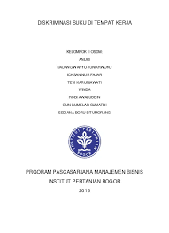 Free unlimited pdf search and download. Top Pdf Diskriminasi Suku Di Tempat Kerja 123dok Com