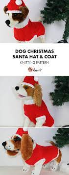 Dog Christmas Santa Hat And Coat Circular Christmas Dog Fun Christmas Outfits Dog Clothes Diy
