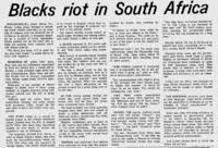 This article includes a list of general references, but it remains largely unverified because it lacks sufficient corresponding inline citations. The Soweto Uprising 1976 Exhibit Divestment For Humanity The Anti Apartheid Movement At The University Of Michigan