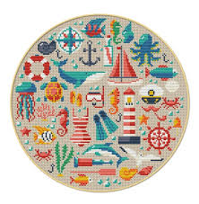There are 284 patterns in this collection. Bogo Free Sea Cross Stitch Patterns Needlecraft Needlework Pdf Instant Download 28 Cross Stitch Patterns Cross Stitching Cross Stitch Sea