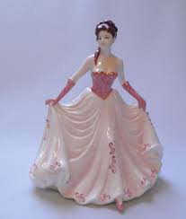 Coalport China Figurine Happy Birthday Style 2 Box Made In England Beautiful Figure Porcelain Figurines Figurines