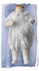 Infant Boy Baby Blessing Outfits White Elegance