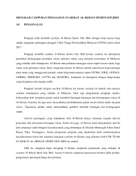 Muat turun carta organisasi wasiyyah shoppe berhad. Doc Mengkaji Campuran Pemasaran Syarikat Al Ikhsan Sports Sdn Bhd Lina Ridzuan Academia Edu