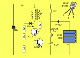 The relay remains on even when the solar panel voltage starts to decrease. 5v Regulated Solar Cell Power Supply Electronic Schematic Diagram