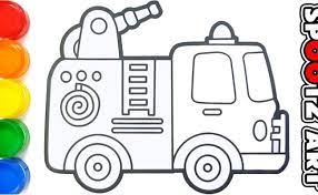 Gambar mewarnai untuk anak anak gambar aneh unik lucu. Cara Menggambar Dan Mewarnai Mobil Pemadam Kebakaran Youtube Cute766