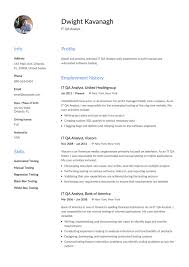 The accounting financial analyst resume is available in word format. It Qa Analyst Resume Guide 12 Templates Pdf Download 2020