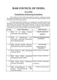 We did not find results for: Steering Committee The Bar Council Of India
