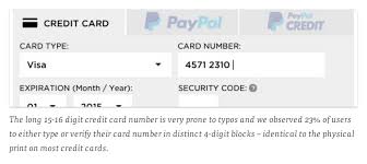 A credit card is a payment card issued to users (cardholders) to enable the cardholder to pay a merchant for goods and services based on the cardholder's accrued debt (i.e., promise to the card issuer to pay them for the amounts plus the other agreed charges). The Credit Card Number Field Must Allow And Auto Format Spaces 80 Don T Articles Baymard Institute