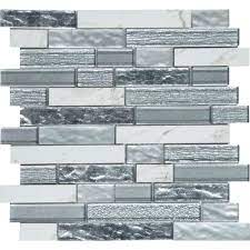 Setting the tile can be easy using simplemat for mortarless installations. Misty Sea Glass Backsplash Tile Glass Mosaic Tile Tile The Home Depot Whistler Backsplash Tiles Mosaic Tiles Glass Mosaic Tiles Porcelain Mosaic Tile