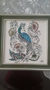 Tavus Kusu Tablolar Desenler Tezhip