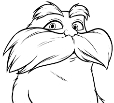 The lorax coloring pages offer children with a playful canvas to breathe life into the protagonist of the celebrated dr. Drawing 1 From Lorax Coloring Page