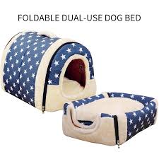 Your bed provides a safe, comfortable, and relaxing place to rest whenever you want. Indoor Foldable Pet House For Dogs And Cats Dog Bed Small Pets Dog Cat