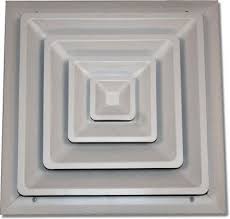 Shoemaker 100 24x24 Step Down Ceiling Diffuser 24 X 24 By Shoemaker 65 56 The 100 Series Step Down Ceiling Diffuser Air Conditioner Accessories Diffuser