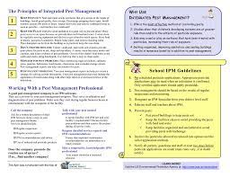 It uses a combination of practices and control methods with ipm in the agricultural sector reduces the amount of pesticides used on food crops. The Principles Of Integrated Pest Management
