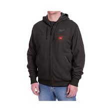 Milwaukee M12 Heated Hoodie Red Gray Black