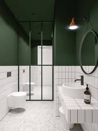 Banheiro Verde Escuro E Branco Estilo Industrial Industrialdesign Bathroom Janafaedo Decoremdet Banheiro Verde Piso Para Banheiro Ideias Para Interiores