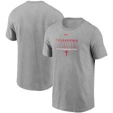 Phillies of shawlands, glasgow, united kingdom. Men S Nike Gray Philadelphia Phillies Color Bar T Shirt