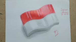 Buatlah aplikasi seperti gambar 1. Menggambar Bendera Merah Putih 3d Youtube