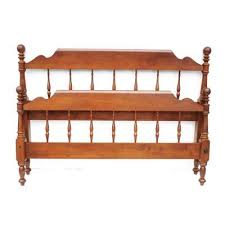 Ethan Allen Scroll Spindle Queen Bed Frame Ethan Allen Furniture Maple Furniture Queen Bed Frame