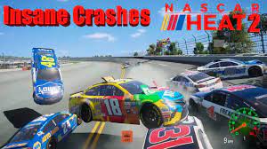 Biggest hardest nascar crashes of 2020 part 1. Nascar 17 The Game Crash Compilation Youtube