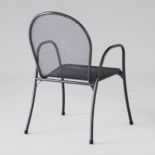 The Carmack 6 Pack Mesh Patio Dining Chairs From Threshold 153 Will Add Extra Seating To Your Outdoo Patio Dining Chairs Patio Dining Set Metal Bistro Chairs