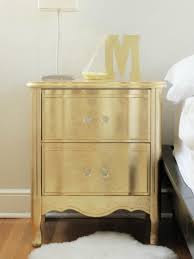Ideas For Updating An Old Bedside Tables Gold Painted Furniture Vintage Furniture Diy Gold Leaf Furniture