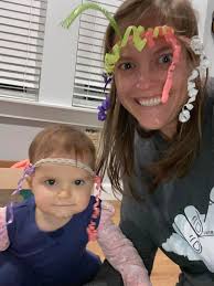 Looks like a very fun evening for Rae and mom.