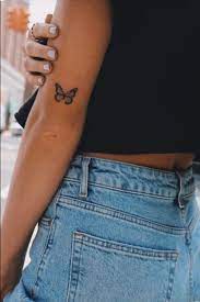 20 Charming Butterfly Tattoos Mainly For Your Fingers Backs And Arms In 2020 Elbow Tattoos Dainty Tattoos Tattoos