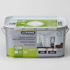 Peinture multimatériau extérieur luxens gris paris 3. Test Luxens Leroy Merlin Haut Pouvoir Couvrant Peintures D Interieur Blanches Ufc Que Choisir