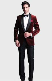Black And Maroon Tuxedo Burgundy Dinner Jacket Prom Suits Mens Suit Stores Black And Red Prom Suits