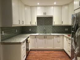 Ikea's modern take on the shaker style offers a. Ikea Grimslov Off White Cabinets Colonial White Granite Platinum Subway Tile With Whisper Grey Grout Off White Cabinets Off White Kitchens Kitchen Design