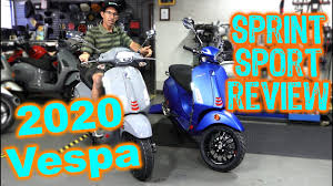 2020 Vespa Sprint 150 Sport Youtube