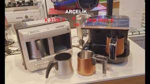 arcelik yeni turk kahve makinesi tkm 9961 b telve ve eski k 3190 p arasindaki farklar youtube