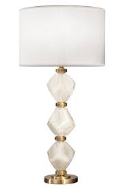 Lampe s'allumant et s'éteignant avec un. Lampe De Table Blanche En Blocs De Quartz Blanc Et Abat Jour Blanc Argyle Diamond Fine Art Lamps Luminaires De Prestiges Fabriques Aux Usa Ref 19070528