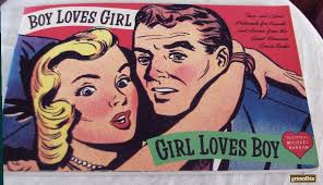 Boy Loves Girl, Girl Loves Boy: Tear-and-Send Postcards for Friends and  Lovers from the Great Romance Comic Books