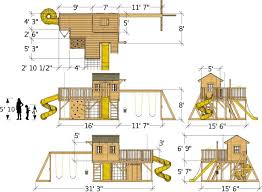 Playground Playhouse Plan Dimensions Play Houses Playhouse Plan Build A Playhouse