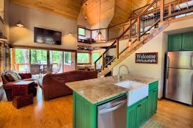 A tiny house but comfortable. 1500 Sq Ft Cabin With Tiny House Style