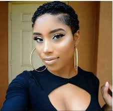 Elegant TWA Beauty, Try a New Short Natural Style Here:  http://www.naturalhairmag.com/top-5-styles-twa-stage/ IG:@_gabriellaelena