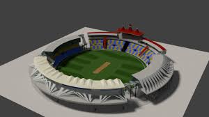Cricket Stadium Free 3d Model Blend Free3d