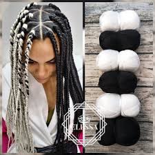 Pin By Womiloju Abimbola On Hair In 2020 Black Girl Braided Hairstyles Yarn Braids Styles Jumbo Braids You can go further and create silver or golden. yarn braids styles