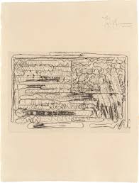 Les provinces de cet empire : Jasper Johns 1st Etchings 2nd State One Plate 1969 Phillips