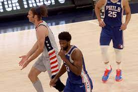 We recommend moving up at least one whole size when purchasing. Playoff Bell Ringer Sixers Seize 3 0 Series Lead With 132 103 Win Over Wizards Liberty Ballers