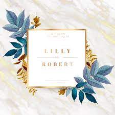 Elegant Golden Wedding Invitation Card Vector Free Image By Rawpixel Com Wedding Invitation Vector Wedding Invitations Leaves Botanical Wedding Invitations