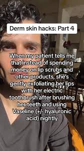 Using Floss for Dead Skin Lips